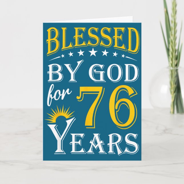 Tarjeta Dios Bendito Vintage Para Diseño 76 (Anverso)