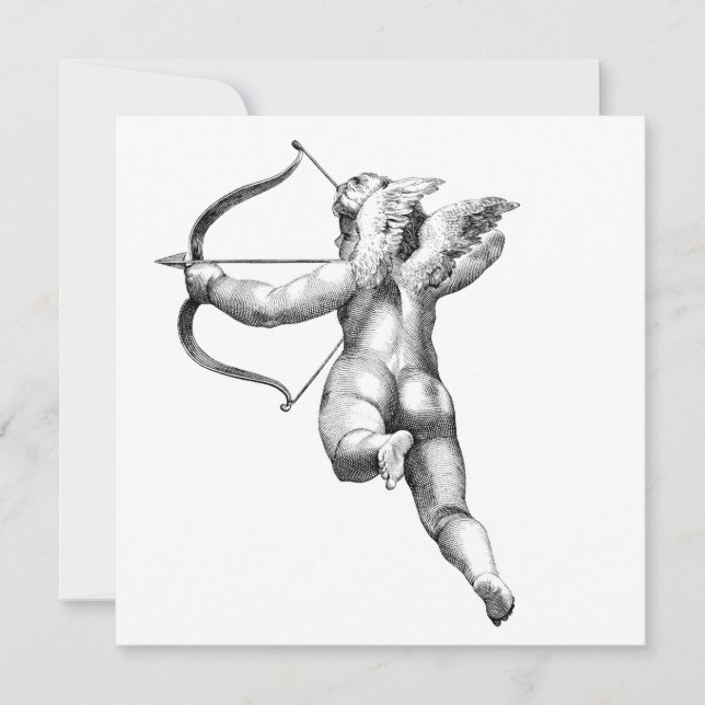 Tarjeta Dios Cupido del Amor (Anverso)