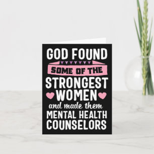 Tarjeta Dios encontró a las mujeres más fuertes consejeras
