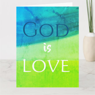 Tarjeta Dios es Amor Inspirador