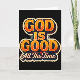 Tarjeta Dios Es Bueno Todo El Tiempo Fe Cristiana Jesucris