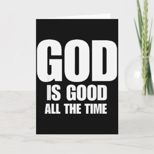 Tarjeta Dios Es Bueno Todo El Tiempo Motivación Inspirador