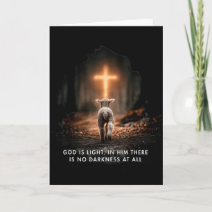 Tarjeta Dios Es Luz En Él No Hay Ninguna Oscuridad Ch