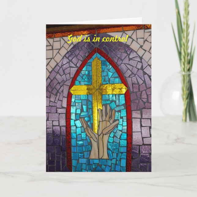 Tarjeta Dios está en control (Anverso)