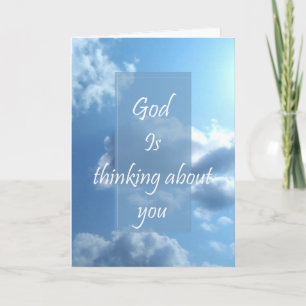 Tarjeta Dios está pensando en ti