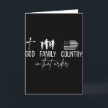 Tarjeta Dios Familia País En Ese Orden Patriótico Cristi<br><div class="desc">Dios Familia País En Ese Orden Patriótico Cristiano</div>