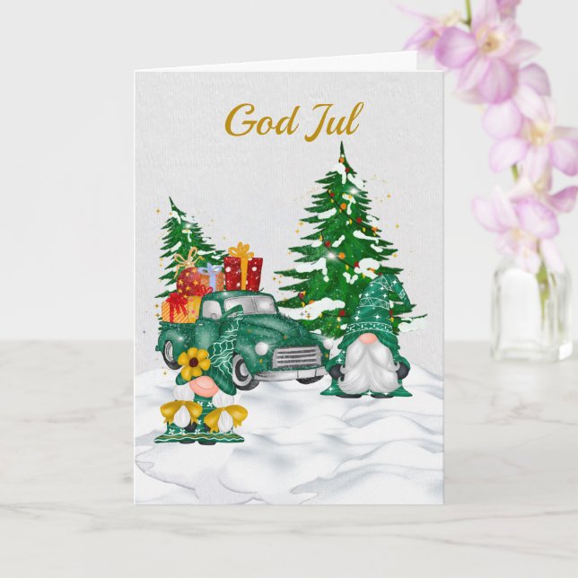 Tarjeta Dios Jul (Orquídea)