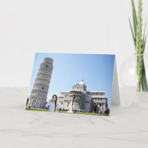 Tarjeta Dios mío, es realmente inclinado