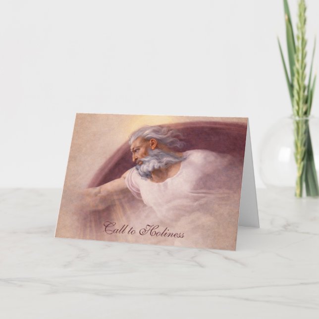 Tarjeta Dios Padre Divina Bendición (Anverso)