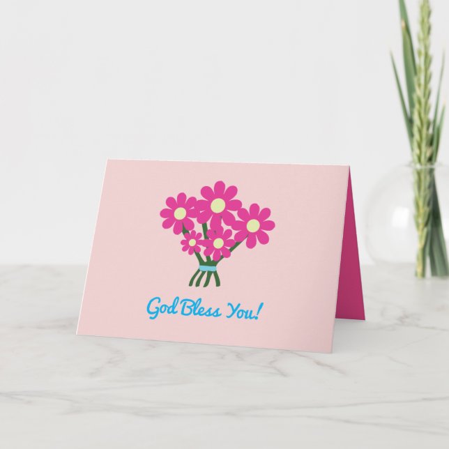 Tarjeta Dios te bendiga (Anverso)