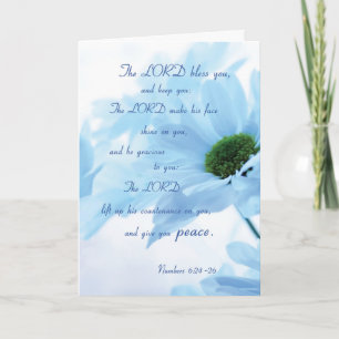 Tarjeta Dios te bendiga y te guarde, pensando en ti con ca