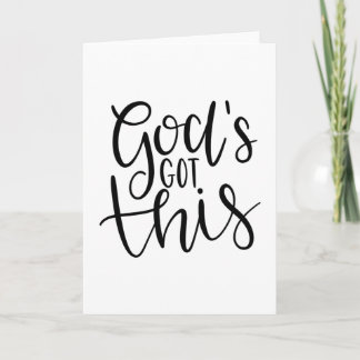 Tarjeta Dios tiene esto