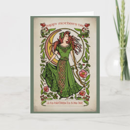 Tarjeta Diosa celta Día de la Madre Irlandesa