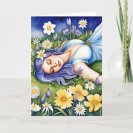 Tarjeta Diosa de Ostara Sabbat de Equinoccio de Primavera