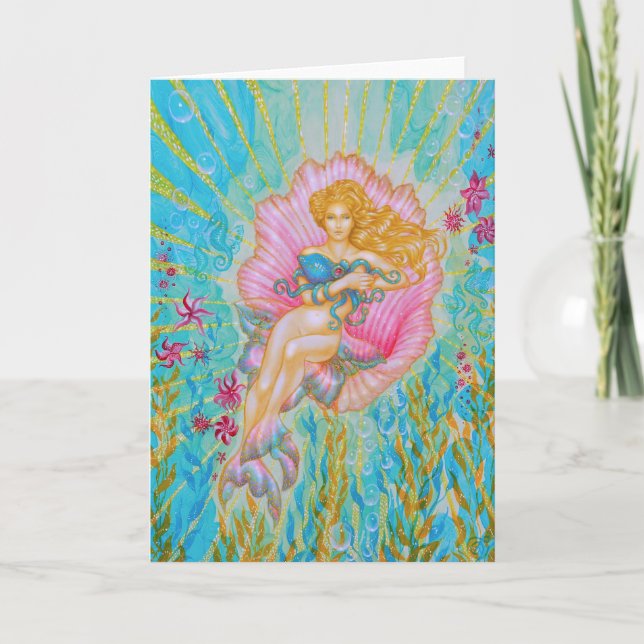 Tarjeta Diosa del Mar por Virgo Paraiso (Anverso)