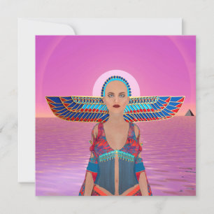 Tarjeta Diosa egipcia
