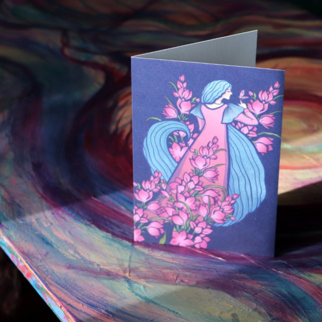 Tarjeta Diosa mariposa (Subido por el creador)