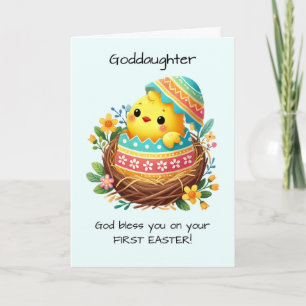 Tarjeta Diosa Primera Pascua Bendiciendo que se rompan los