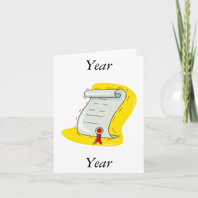 Tarjeta Diploma (Anverso)