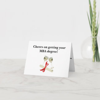 Tarjeta Diploma/copas de vino