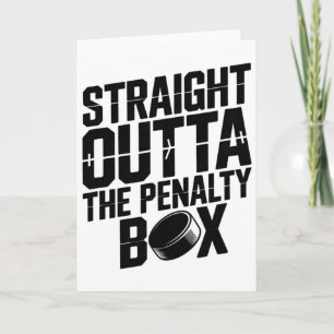 Tarjeta Directamente de la caja de penalización divertido 