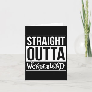 Tarjeta Directo de Wonderland Sombrerero Loco Manga Larga