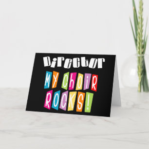 Tarjeta Director de Choir Rocks