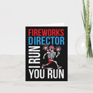 Tarjeta Director De Fireworks Te Ejecuto El 4 De Julio Por