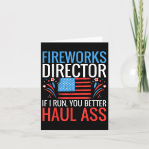 Tarjeta Director De Fuegos Artificiales Si Te Manejo Mejor
