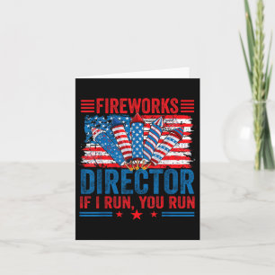 Tarjeta Director De Fuegos Artificiales - Te Ejecuto Graci
