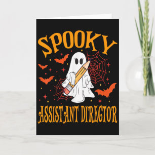 Tarjeta Director Fantasma Instantáneo Divertido Halloween