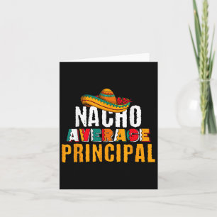 Tarjeta Director promedio nacho Cinco De Mayo divertido Me