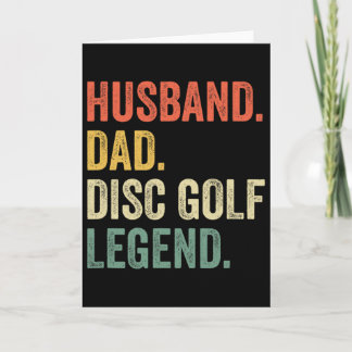 Tarjeta Disc Golf Divertido Papá Legendario Día del Padre