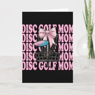 Tarjeta Disc Golf Mom Mama Mother's Day Discgolf Coquette 