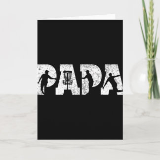Tarjeta Disc Golf Papá Disc Golf Hombres Día del Padre Vin