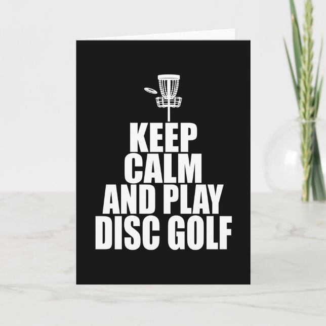 Tarjeta Discgolf Discgolfer Discgolf (Anverso)