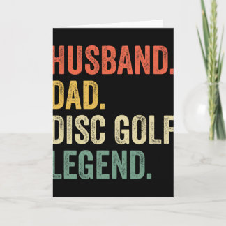 Tarjeta Disco Golf Divertido Papá Legendario Día del Padre