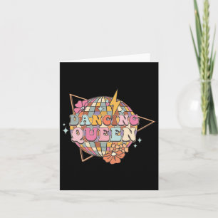 Tarjeta Disco Queen Dance Mom Dancing Queen Vintage Dancin