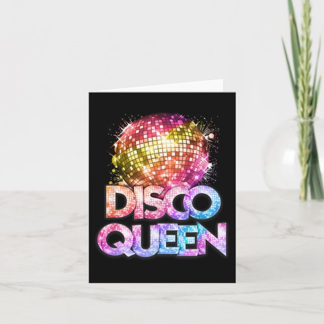 Tarjeta Discoteca Queen - 70's Disco Tema 70 (Anverso)