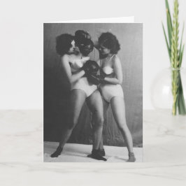 Tarjeta Disculpa de las mujeres ventilado