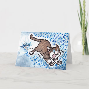 Tarjeta Disculpa por gato