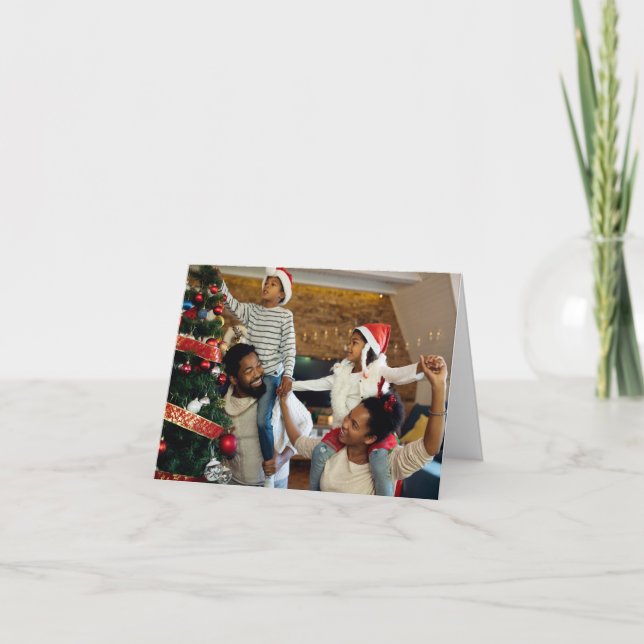 Tarjeta Diseña Tu Propia Foto Individual (Anverso)