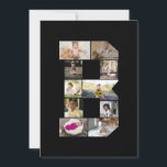 Tarjeta Diseña Tu Propia Letra B Foto Collage<br><div class="desc">Este collage de fotos con monograma es un diseño personalizado que combina un monograma destacado (iniciales o una letra) con una colección de fotos dispuestas artísticamente dentro o alrededor de él. Es una forma elegante de mostrar recuerdos mientras se añade un toque único y elegante a la decoración o a...</div>
