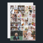 Tarjeta Diseña tu propio collage de 40 fotos<br><div class="desc">Personaliza tu fotografía. Puedes hacer este producto personalizado para ocasiones especiales como bodas,  cumpleaños,  Navidad,  fiestas,  memoriales,  graduaciones,  aniversarios y más. También se puede regalar a tu mejor amigo,  amigo cercano,  familia y parientes.</div>