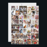 Tarjeta Diseña tu propio collage de 50 fotos<br><div class="desc">Personaliza tu fotografía. Puedes hacer este producto personalizado para ocasiones especiales como bodas,  cumpleaños,  Navidad,  fiestas,  memoriales,  graduaciones,  aniversarios y más. También se puede regalar como obsequio a tu mejor amigo,  amigo cercano,  familia y parientes.</div>