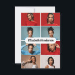 Tarjeta Diseña tu propio collage de 8 fotos<br><div class="desc">Personaliza tu propia fotografía personal. Puedes hacer este producto personalizado para ocasiones especiales como bodas,  cumpleaños,  Navidad,  días festivos,  memoriales,  graduaciones,  aniversarios y más. También se puede regalar a tu mejor amigo,  amigo cercano,  familia y parientes.</div>