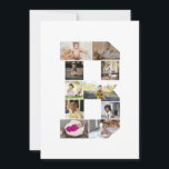 Tarjeta Diseña tu propio collage de fotos con la letra B<br><div class="desc">Este collage de fotos con monograma es un diseño personalizado que combina un monograma destacado (iniciales o una letra) con una colección de fotos dispuestas artísticamente dentro o alrededor del mismo. Es una forma elegante de mostrar recuerdos mientras se añade un toque único y sofisticado a la decoración o a...</div>