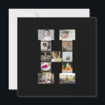 Tarjeta Diseña tu propio collage de fotos con la letra H<br><div class="desc">Este collage de fotos con monograma es un diseño personalizado que combina un monograma destacado (iniciales o una letra) con una colección de fotos dispuestas artísticamente dentro o alrededor de él. Es una forma elegante de mostrar recuerdos mientras se añade un toque único y elegante a la decoración o a...</div>