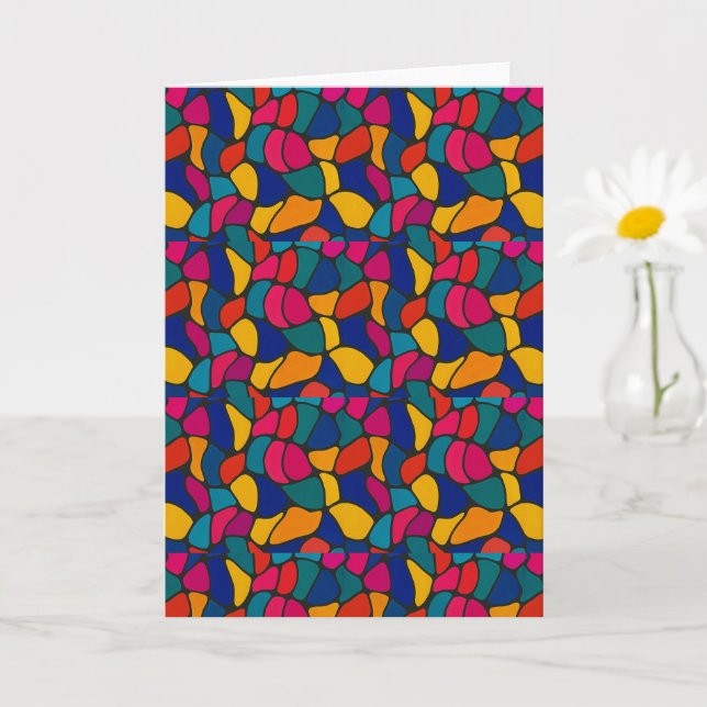Tarjeta Diseñado en abstracto (Planta pequeña)