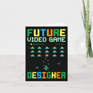 Tarjeta Diseñador de videojuegos para niños1